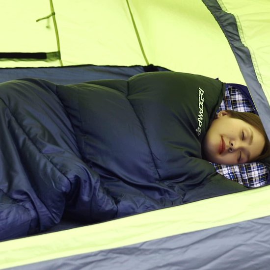 REDCAMP XL katoenen slaapzak, warm, met afneembare capuchon
