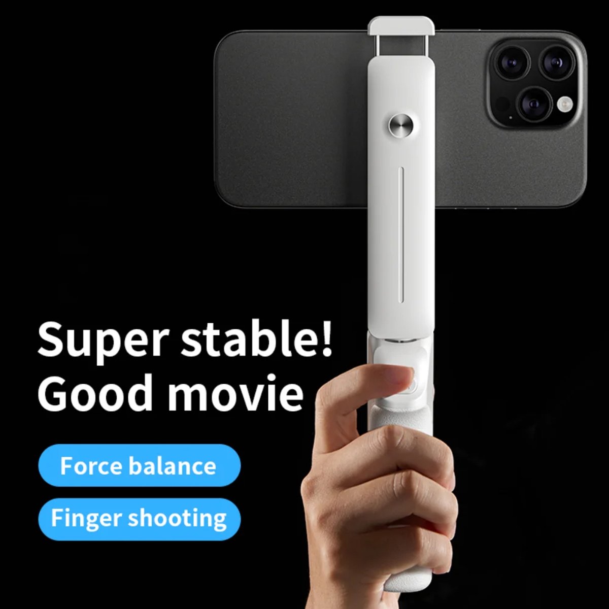 Mini Selfie Stick met Bluetooth Afstandsbediening – Opvouwbaar Statief – Geschikt voor Mobiele Smartphones – Selfie Standaard voor TikTok Video’s en Live Streaming