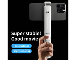 Mini Selfie Stick met Bluetooth Afstandsbediening – Opvouwbaar Statief – Geschikt voor Mobiele Smartphones – Selfie Standaard voor TikTok Video’s en Live Streaming