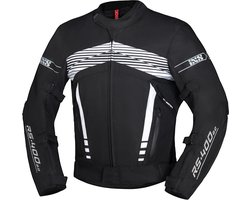 IXS RS-400-ST 3.0 Waterdichte Zwart Wit Textiele Motorjas - Maat 2XL - Jas