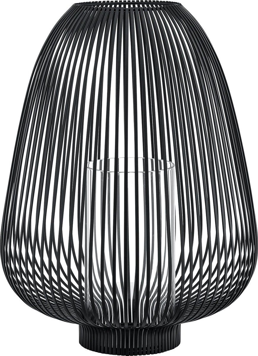 Blomus LYVA Lantaarn - H 45 cm, Ø 33 cm (L) - Zwart
