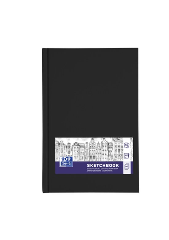Livre factice oxford a6 96 feuilles noir | 1 pièce | 5 pièces