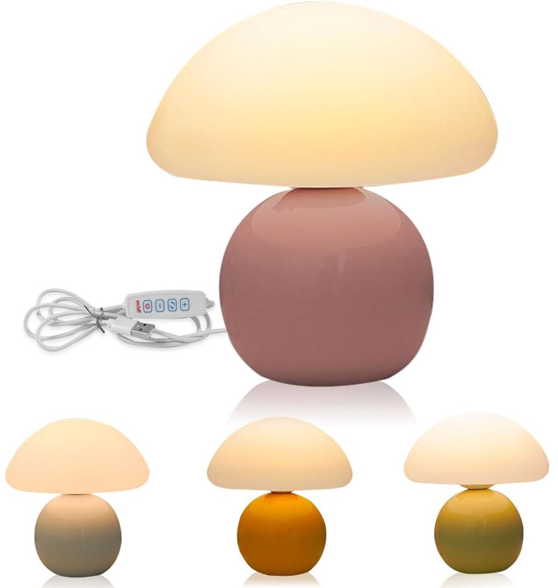 CLVP® Paddenstoel Lamp - Paddestoel Lamp - Mushroom Lamp