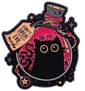 Pin Broche - enamel pin - kledingspeld - Flask cat