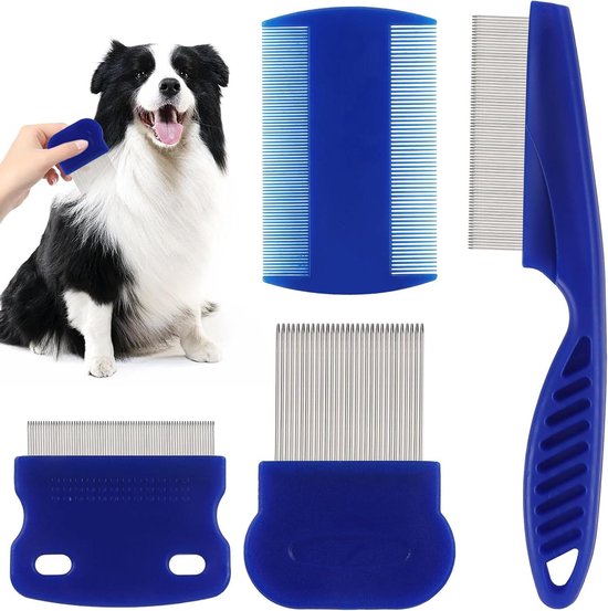 Curated visual reference: Fresh Look at Lice Comb Set Metal Teeth For Removing Fleas Tear Stains