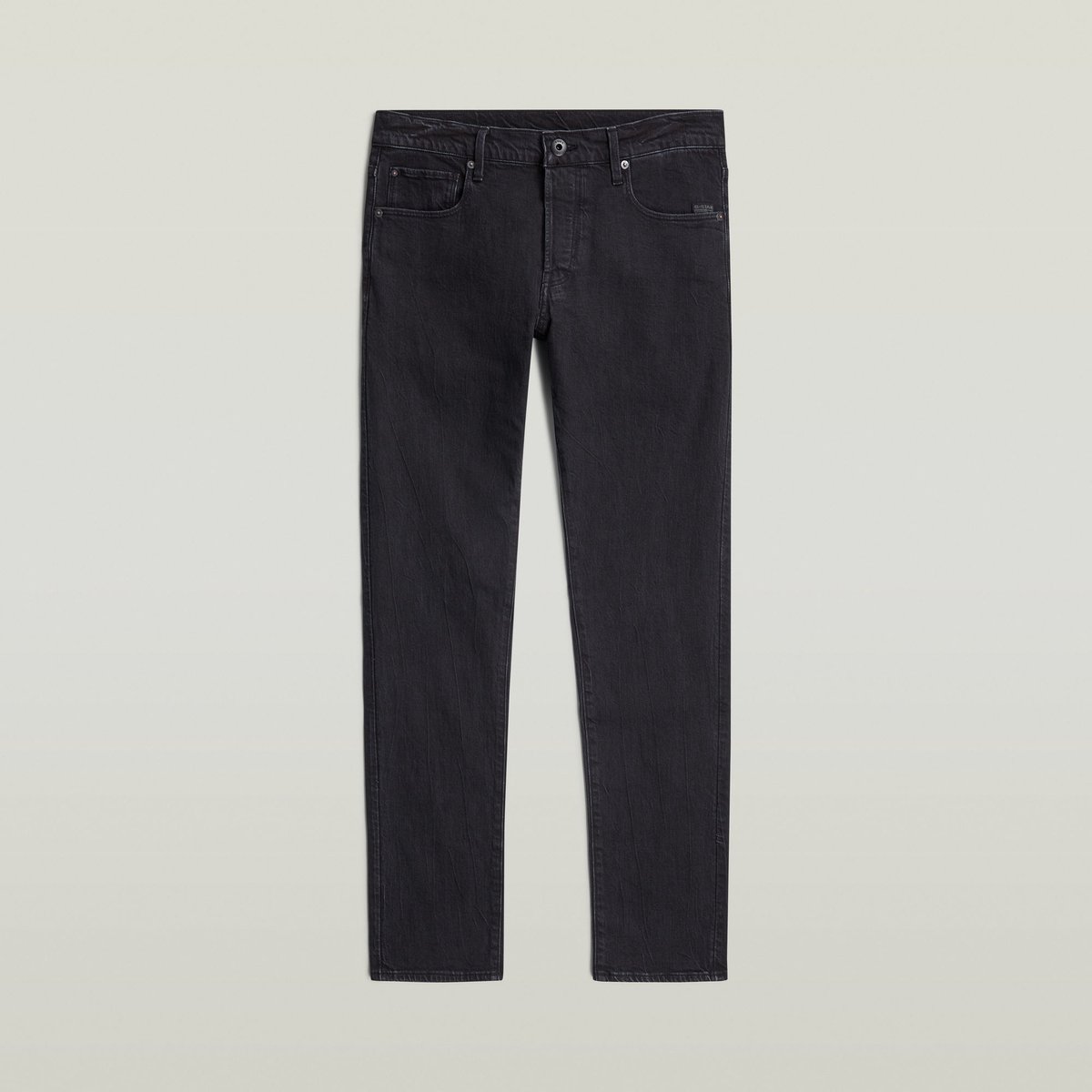 G-Star 3301 Regular Tapered Heren Jeans Zwart