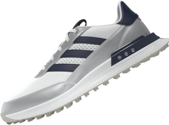 Adidas S2G SL Leather 25 Dames Golfschoenen Wit Navy Zilver van adidas — afbeelding 2