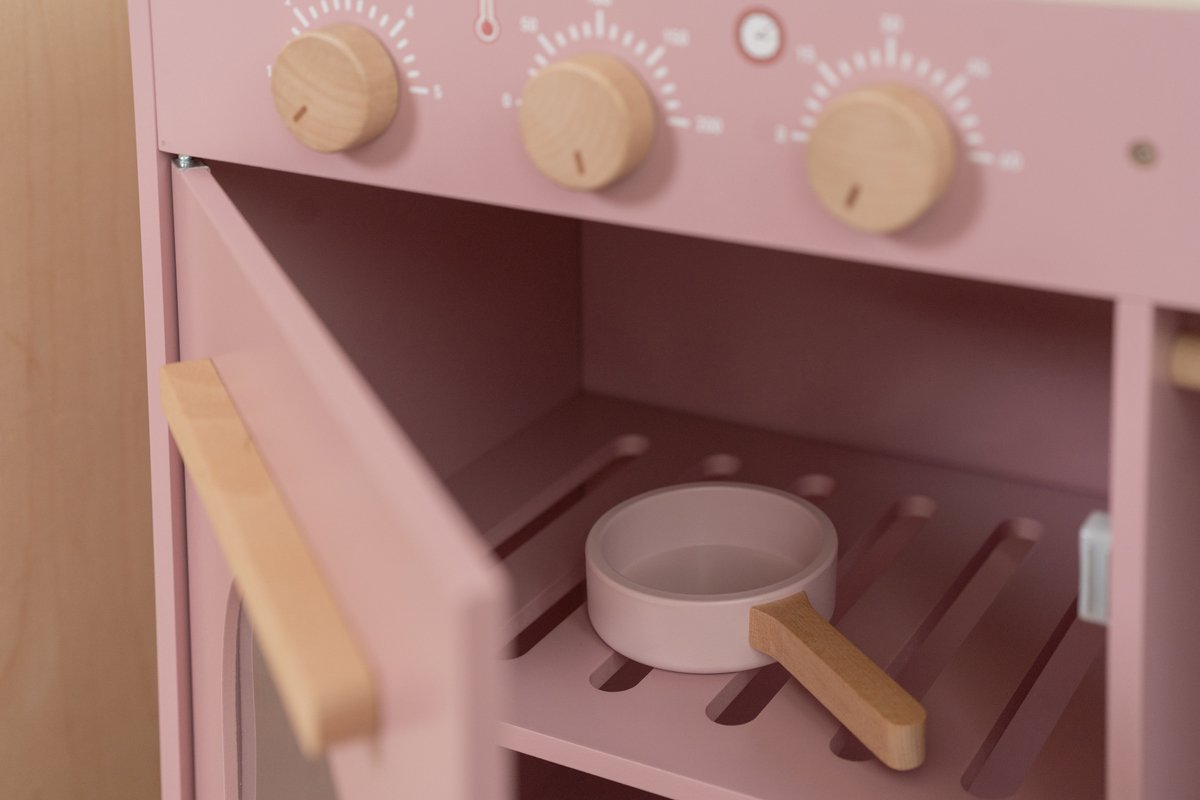 Little Dutch Speelkeuken - Hout - Pink — afbeelding 11