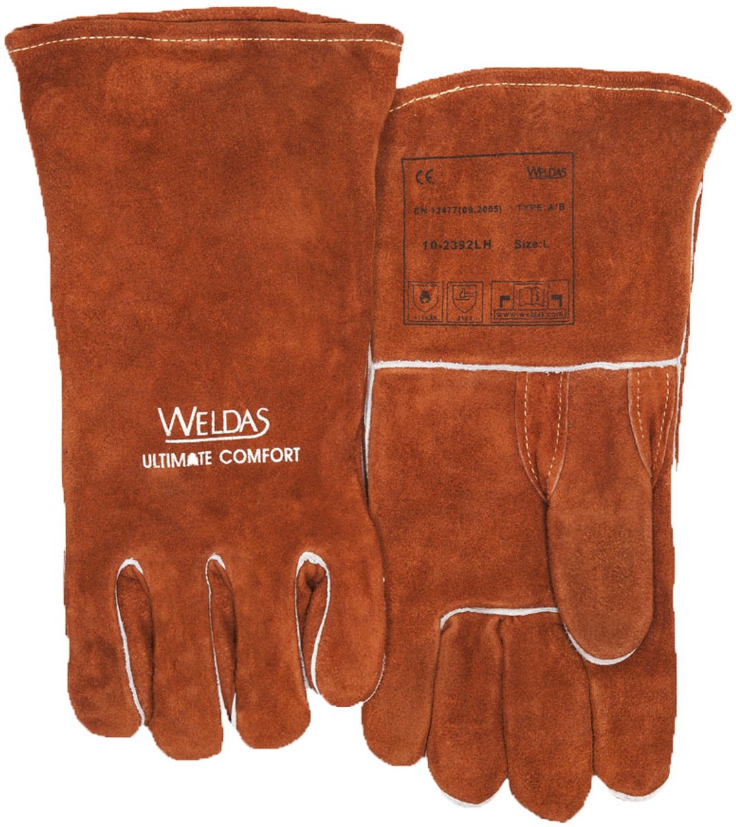 Weldas Lashandschoen MIG 10-2392 Maat XL