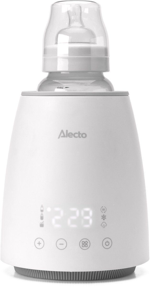 Alecto Flessenwarmer - Opwarmen, ontdooien en steriliseren - Geschikt voor alle gangbare flessen - 500W - BW900 - Wit van Merkloos — afbeelding 2