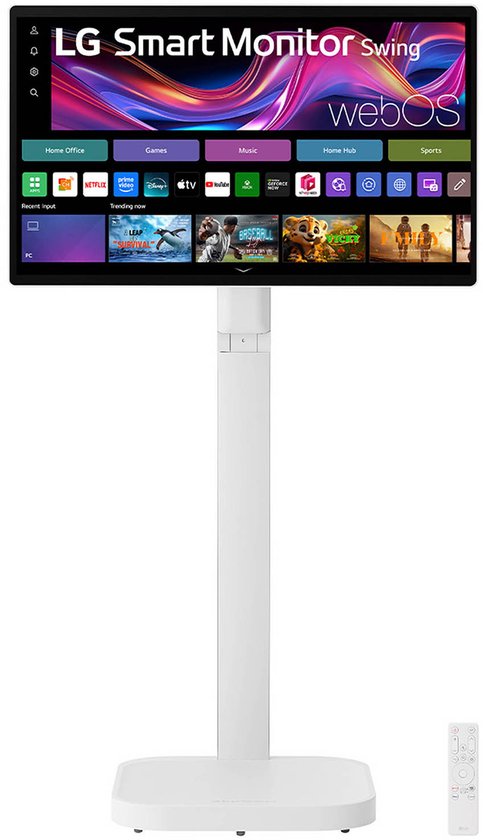 LG 32U889SA 32 inch 4K UHD Smart Touchscreen Monitor met verrijdbare standaard, WebOS, AirPlay, Bluetooth