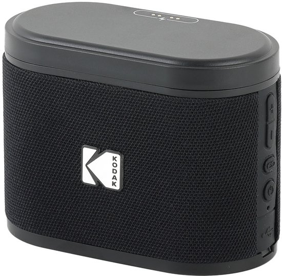 Kodak SoundBrix Bluetooth Speaker 5W RMS Zwart Draadloos Koppelbaar tot 100 Stuks 80m Bereik