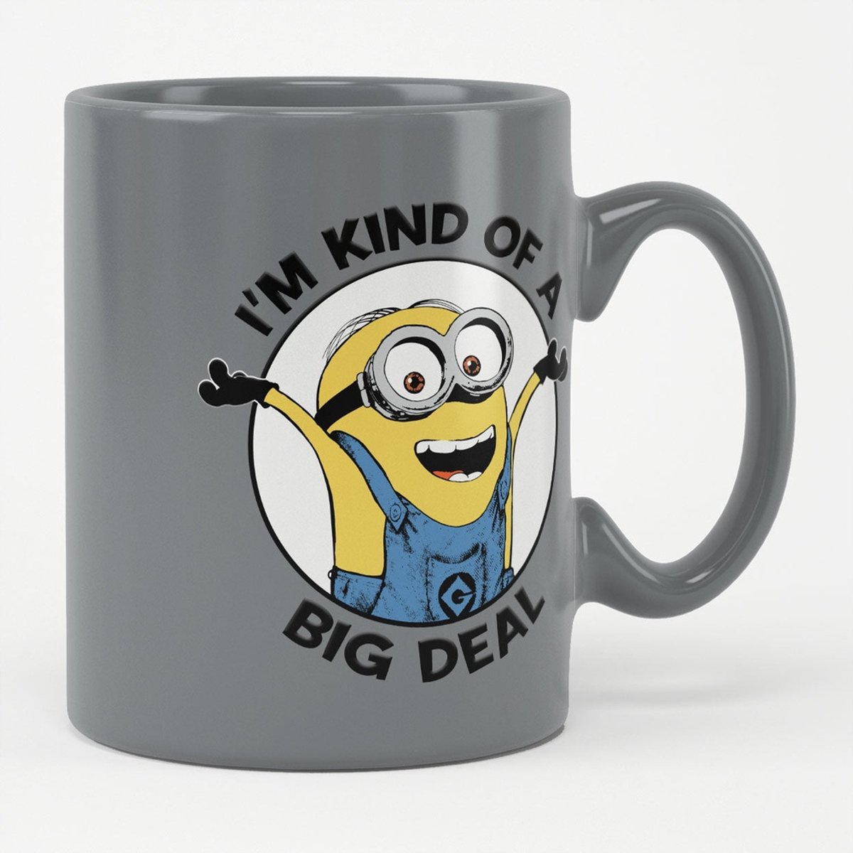 Minions Tasse/Kaffeebecher I'm Kind Of A Big Deal Mug Stormgrey