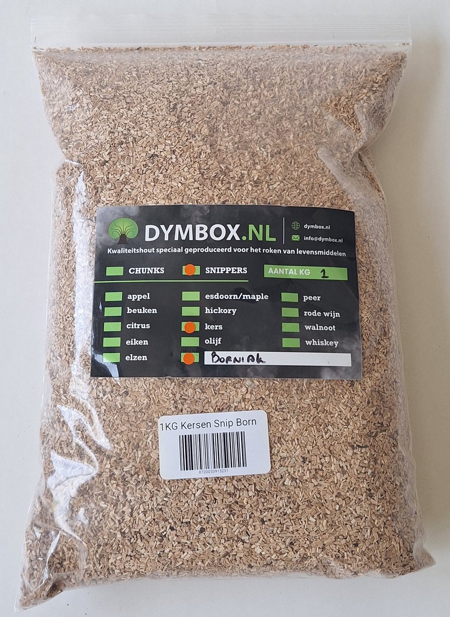 Beuken rooksnippers 1kg ≈ 3,33 Liter geschikt voor o.a. Borniak rookovens