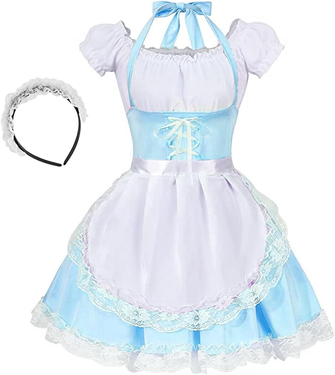 Kostuum Franse Dienstmeisje Anime Cosplay Verkleedkledij Dames