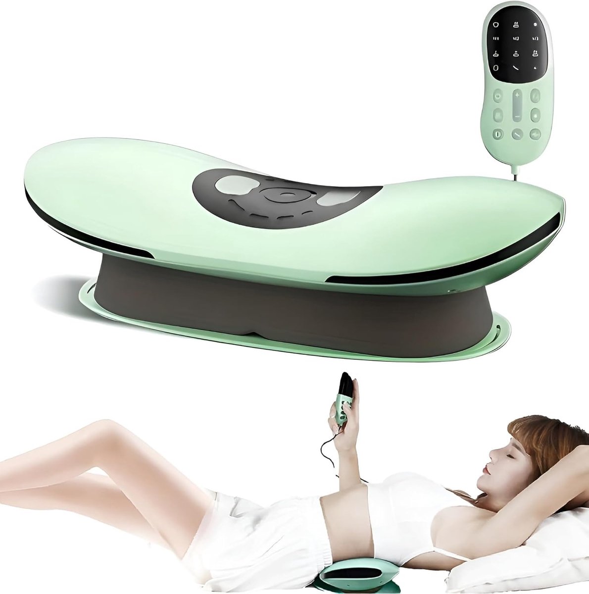 Elektrische Luchttractie Rugmassager met Warmte en Vibratie - elektrische - €119,95
