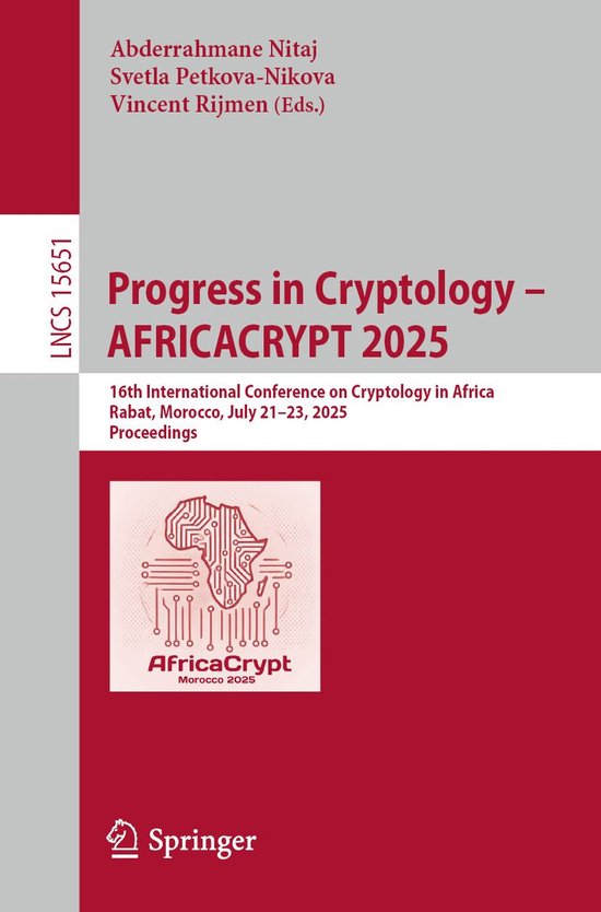 Springer Nature Proceedings Computer Science - Progress in C ... - cover