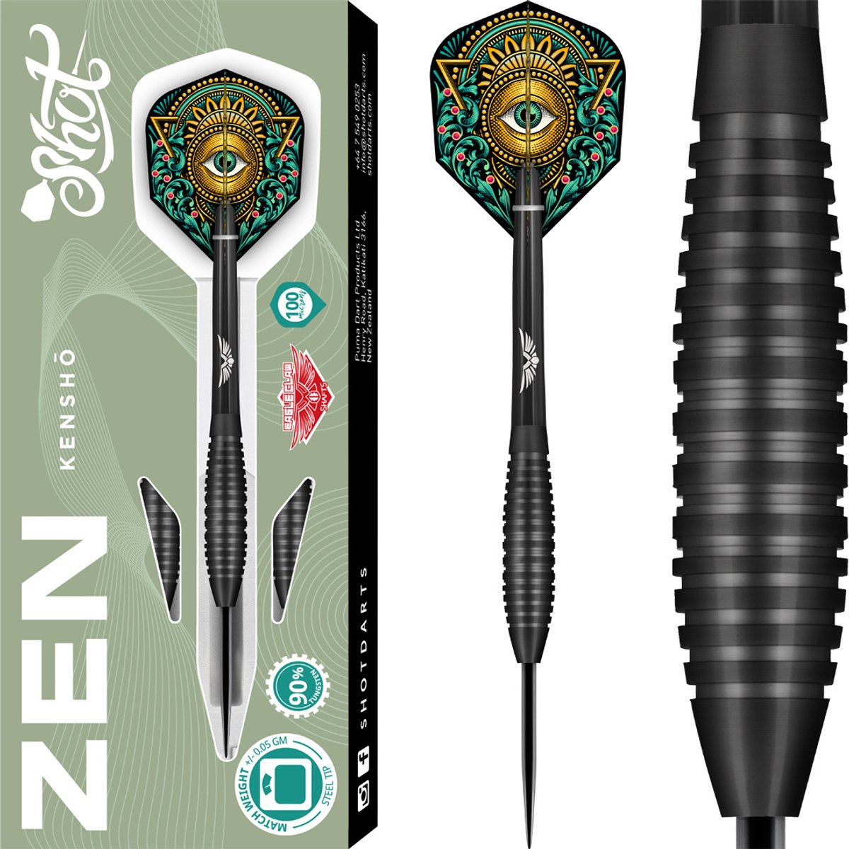 Shot Zen Kensho 90% - Dartpijlen 28 Gram