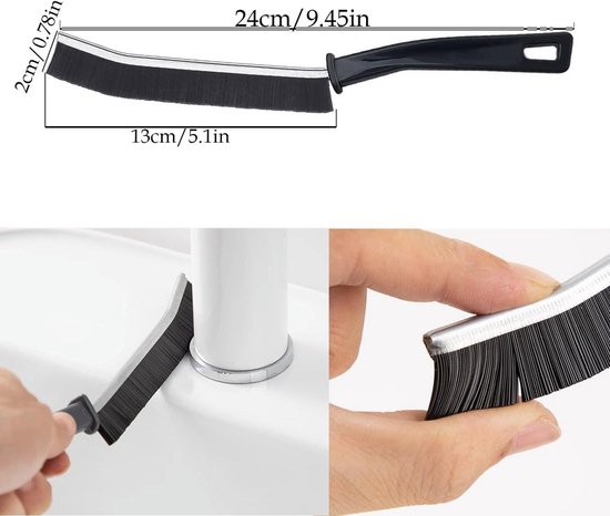 BALLUX Voegenborstel, 2 stuks, de perfecte voegenborstel voor badkamer en keuken, voegenreinigingsborstel, spleetreinigingsborstel, reinigingsborstel voor tegelvloeren, harde haren BALLUX Voegenborstel, 2 stuks, de perfecte voegenborstel voor badkamer en keuken, voegenreinigingsborstel, spleetreinigingsborstel, reinigingsborstel voor tegelvloeren, harde haren