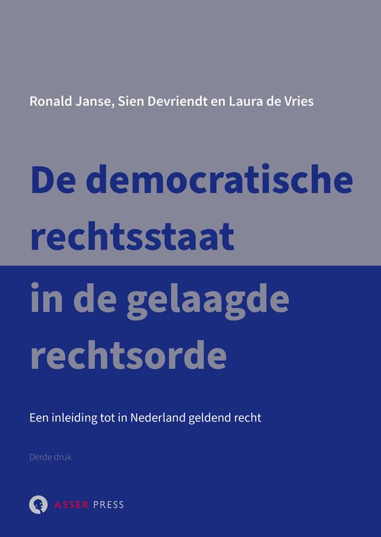 De democratische rechtsstaat in de gelaagde rechtsorde - cover
