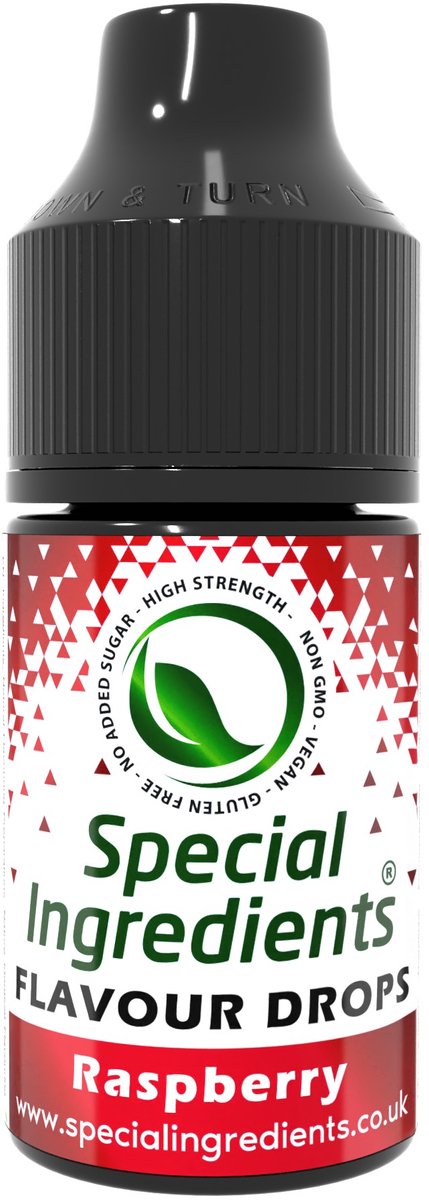 Special Ingredients Ltd. Frambozen smaakdruppels - 30ml - veganistisch, glutenvrij