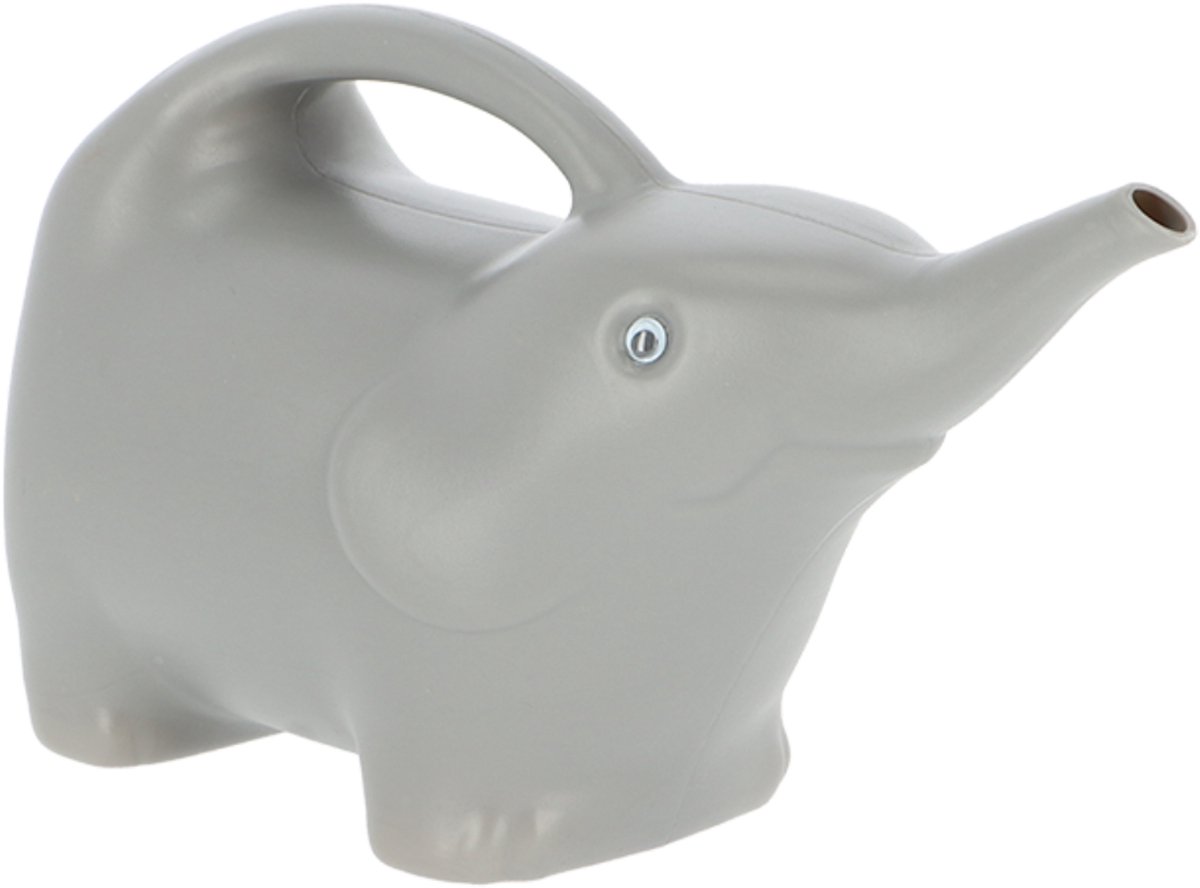 Esschert Design Gieter - Olifant - grijs - 1,6 liter - kunststof - Olifant 's gietertje - gieters voor kinderen