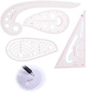 Kit 9 Règles Courbes Françaises Couture & Patronage – Outils Métriques Pour Couturiers & Designers