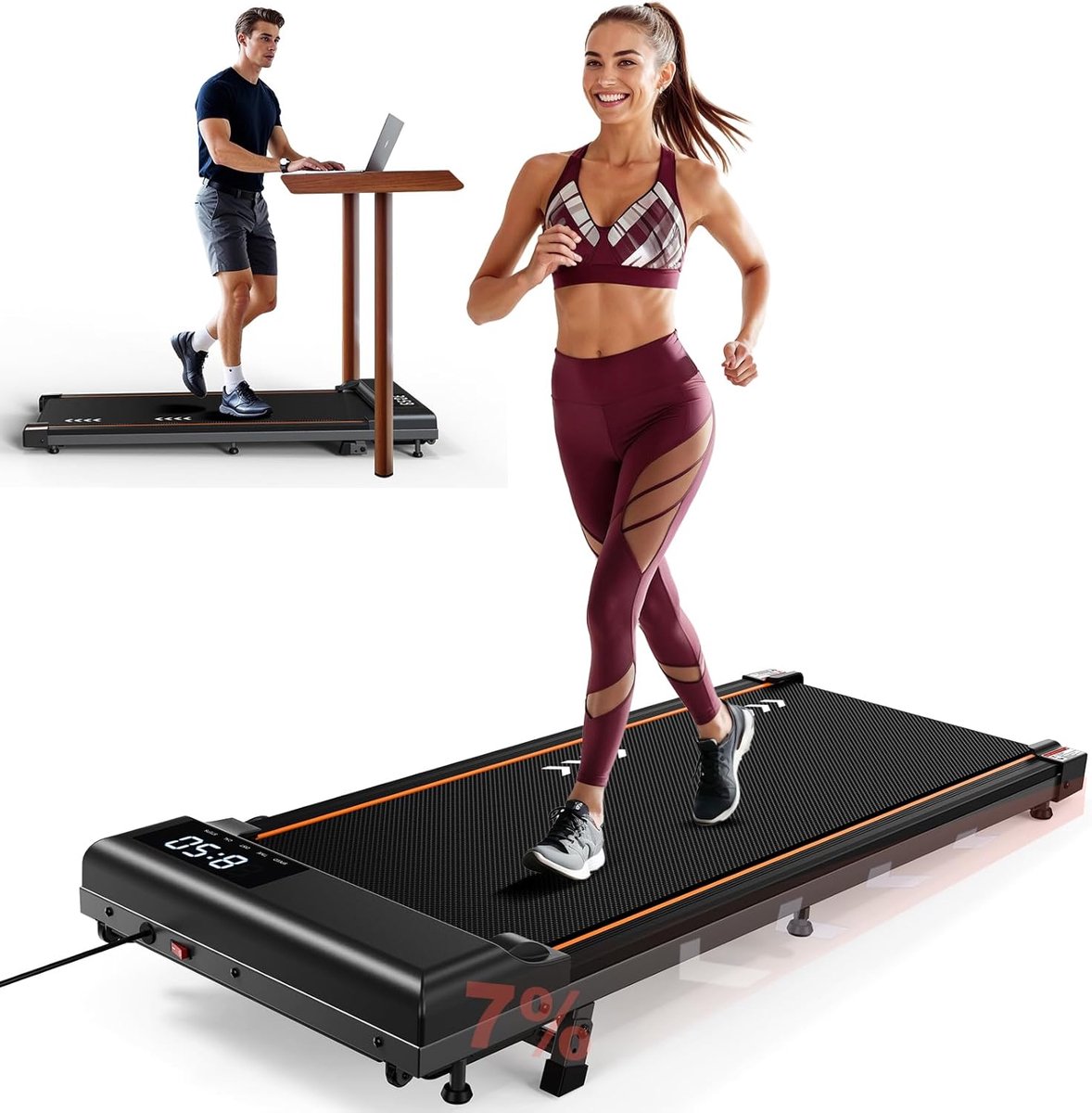 MKSS® Walking Pad - Wandelband Fitness - Loopband Elektrisch