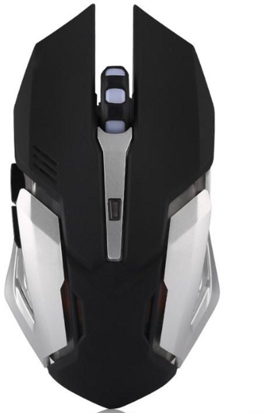 Gaming Muis – Bedrade Ergonomische Gamingmuis met 6 Programmeerbare Knoppen – Instelbare DPI tot 3200 – RGB Verlichting – 1,8m USB-Kabel – PC & Laptop