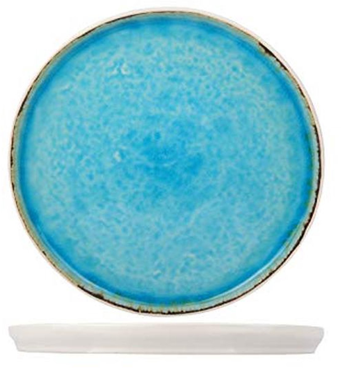 Dessertbord Azur - 21,5 cm, 6 stuks, blauw