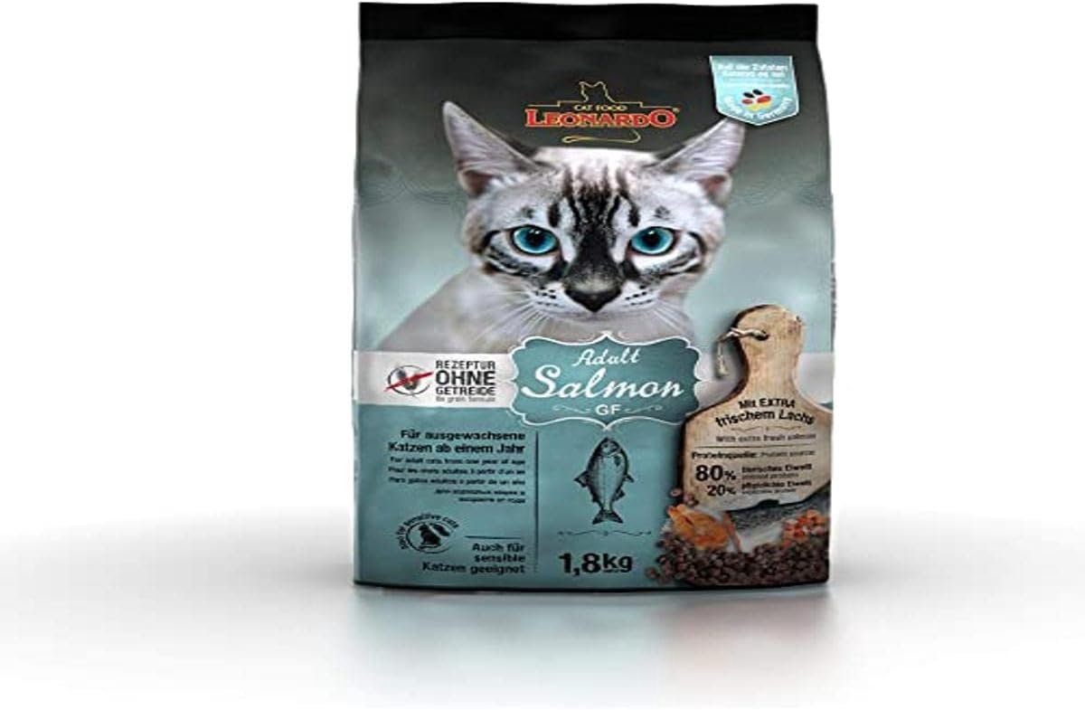 Graanvrij Droogvoer met Zalm voor Volwassen Katten