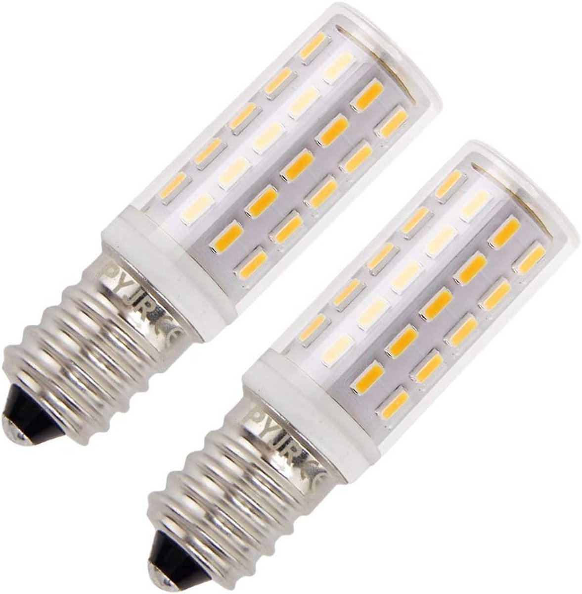 Kleine 5W Koelkastlamp met Warm Wit Licht - E14 LED Lampen - Set van 2