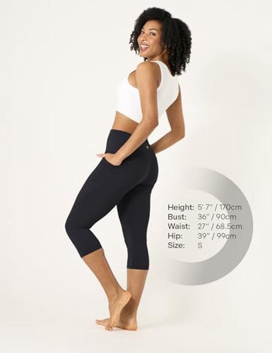 Dames Hoge Taille Sportshorts voor Yoga en Fitness met Zakken — afbeelding 2