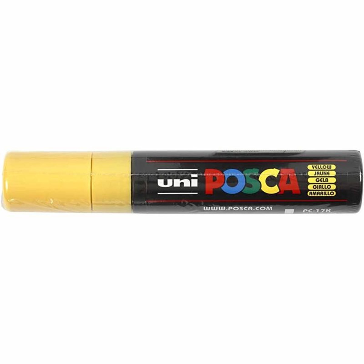 Posca Marker, afm PC-17K, lijndikte 15 mm, extra breed, geel, 1 stuk