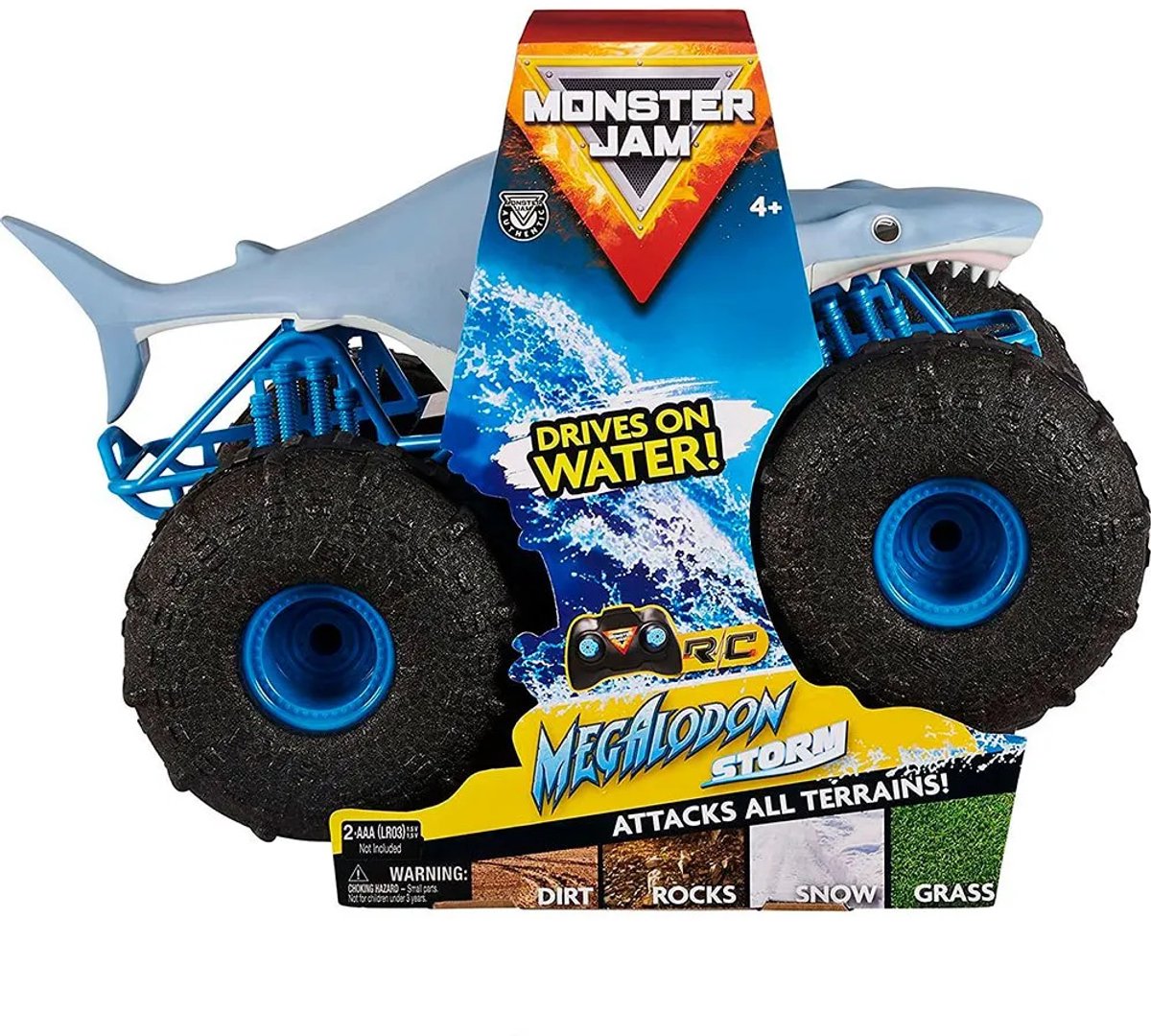 Monster Jam RC - Megalodon Storm - Afstandsbestuurbare Auto - Schaal 1:15 - 2,4 GHz — afbeelding 19