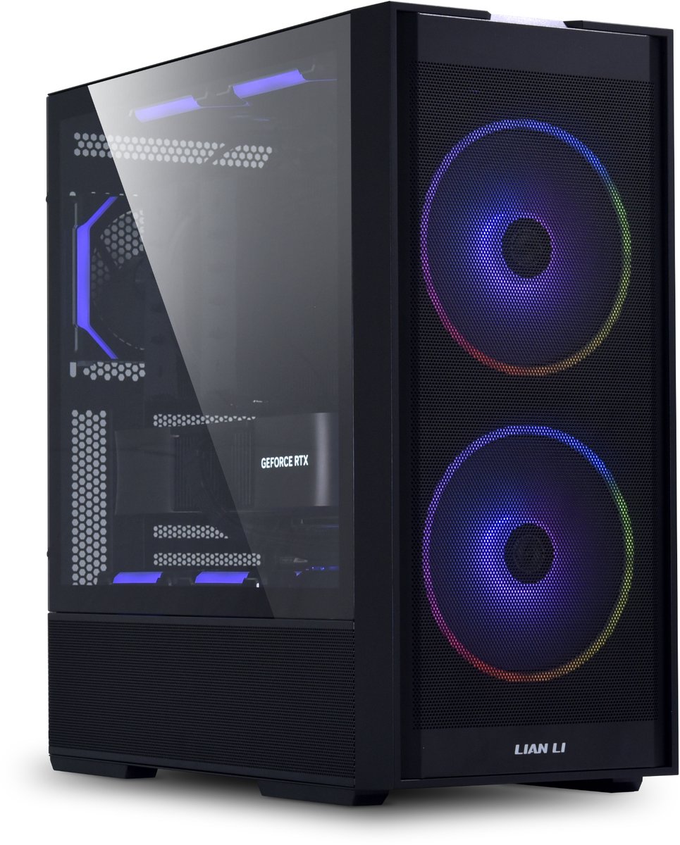 Lian Li Lancool 206 Zwart - Midtowermodel Atx - Zwart behuizing - afbeelding 5