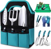 Ensemble d'Outils de Jardinage 7 Pièces - Ensemble de Jardinage Inoxydable en RVS et Aluminium - Cadeau Parfait pour les Amateurs de Jardinage - Outils de Jardinage Pratiques