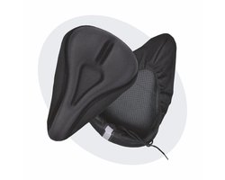 Voltano Smart Foam Zadelhoes Met Uitsparing Voor Sportieve Fietszadels / Trekking Zadel / Sport Zadel Fiets - Zwart - Waterdicht