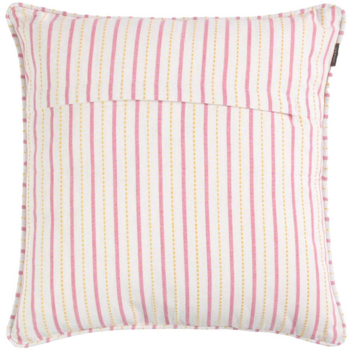 Mars & More Vivino Kussen strepen wit roze geel 45x45cm Multi