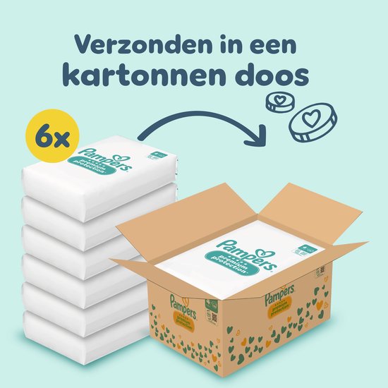 Pampers Premium Protection Maat 4 - 186 Luiers - 9kg-14kg - Voorraadbox