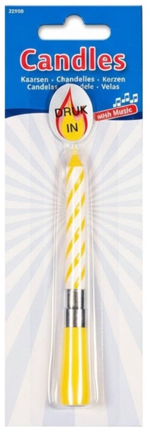 Bougies d'anniversaire avec musique