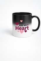 Mug Magique "You Are My Heart" - Mug d'Amour Sensible à la Chaleur
