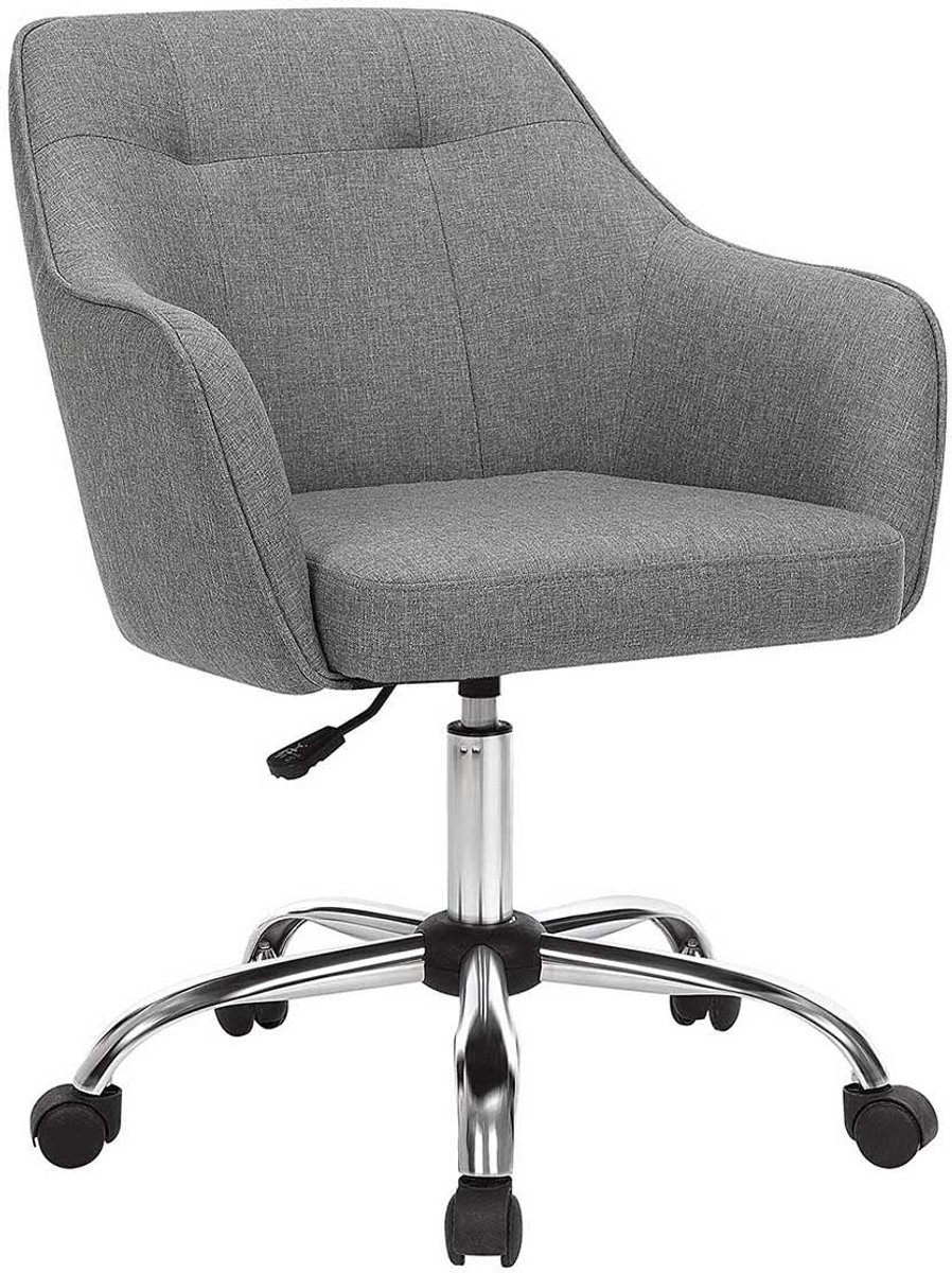 Verstelbare Bureaustoel met Wielen en Ademende Zitting