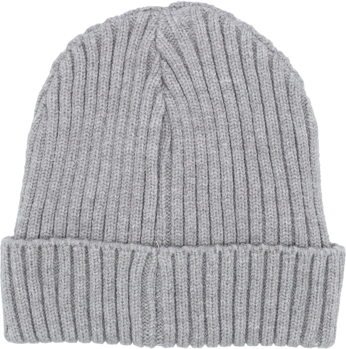 Puck Knit Muts - Light Grey Melange
