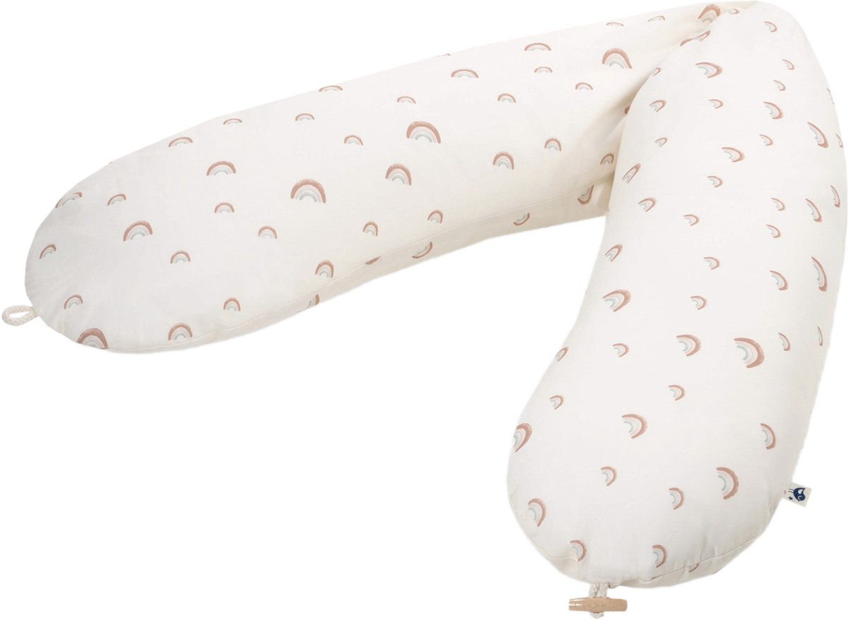 Julius Zöllner Organic Voedingskussen Nappi – Crème – Rainbow – 190 cm
