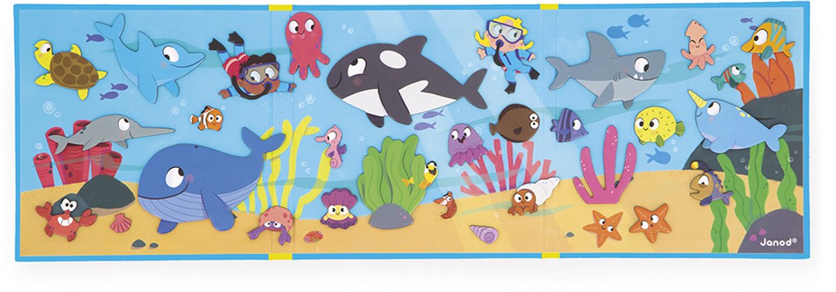 Janod - Magneti Stories - De zeebodem – Educatieve magneetset — afbeelding 5
