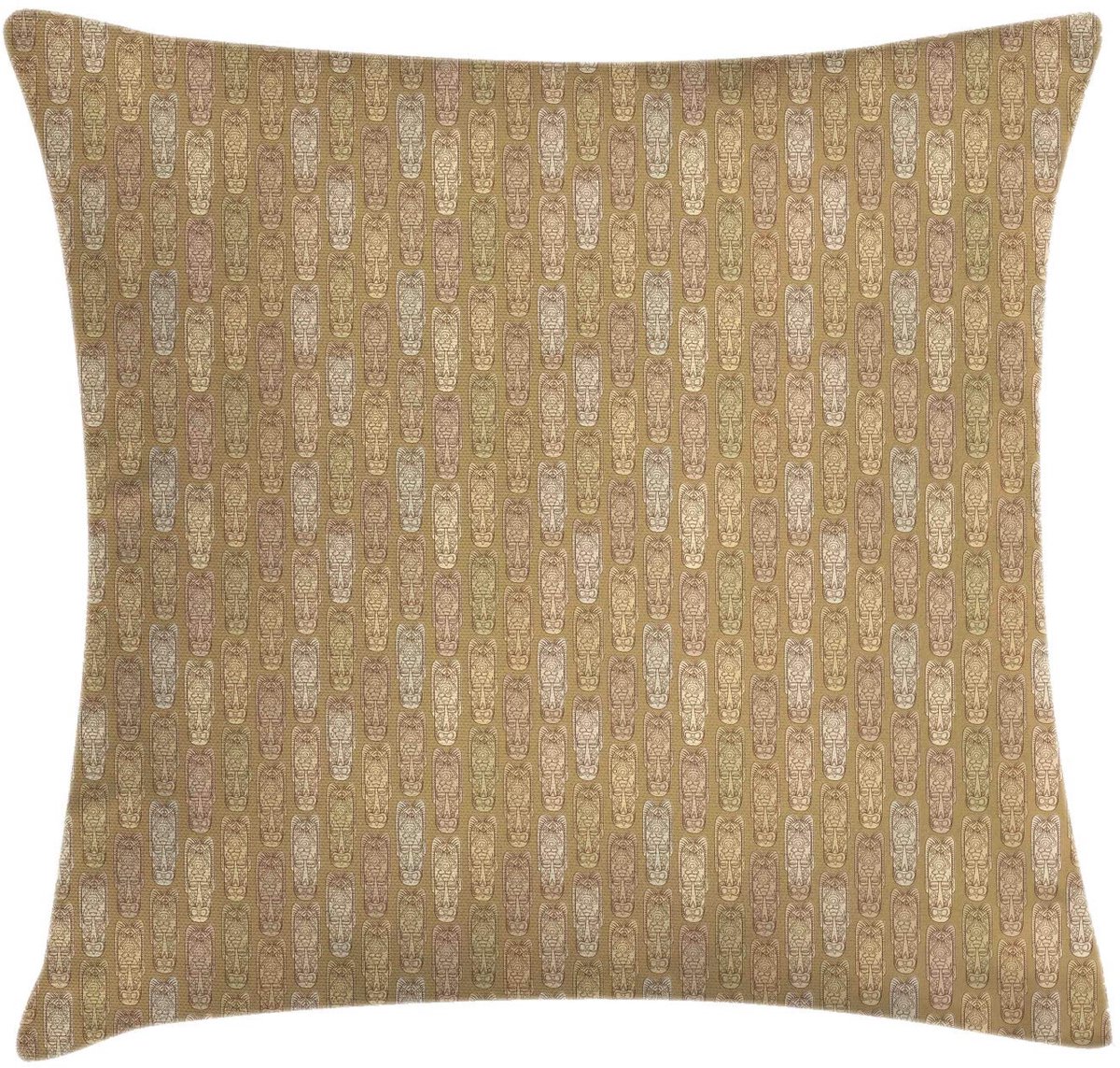 ABAKUHAUS Kussenhoes – Dubbelzijdig – Rits – 45x45 cm – Camel Multicolor