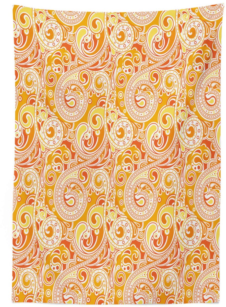 ABAKUHAUS Tafellaken – Fruitmotief Appel en Peer – 140x240 cm – Multicolor