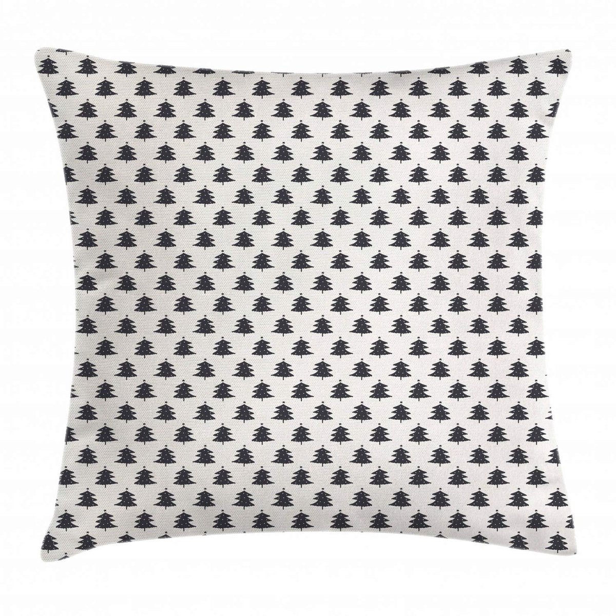 ABAKUHAUS Kussenhoes – Dennenboom Silhouet – 40x40 cm – Tweezijdig bedrukt