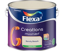 Flexa - Creations Muurverf Extra Mat - Sandy Beach - Creations - 2.5 L